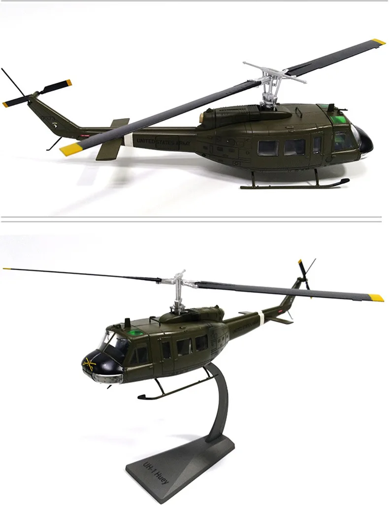 AF1 1/48 масштаб военная модель игрушечный колокольчик UH-1 Iroquois Huey универсальный вертолет литой металлический самолет модель игрушка для коллекции, подарок