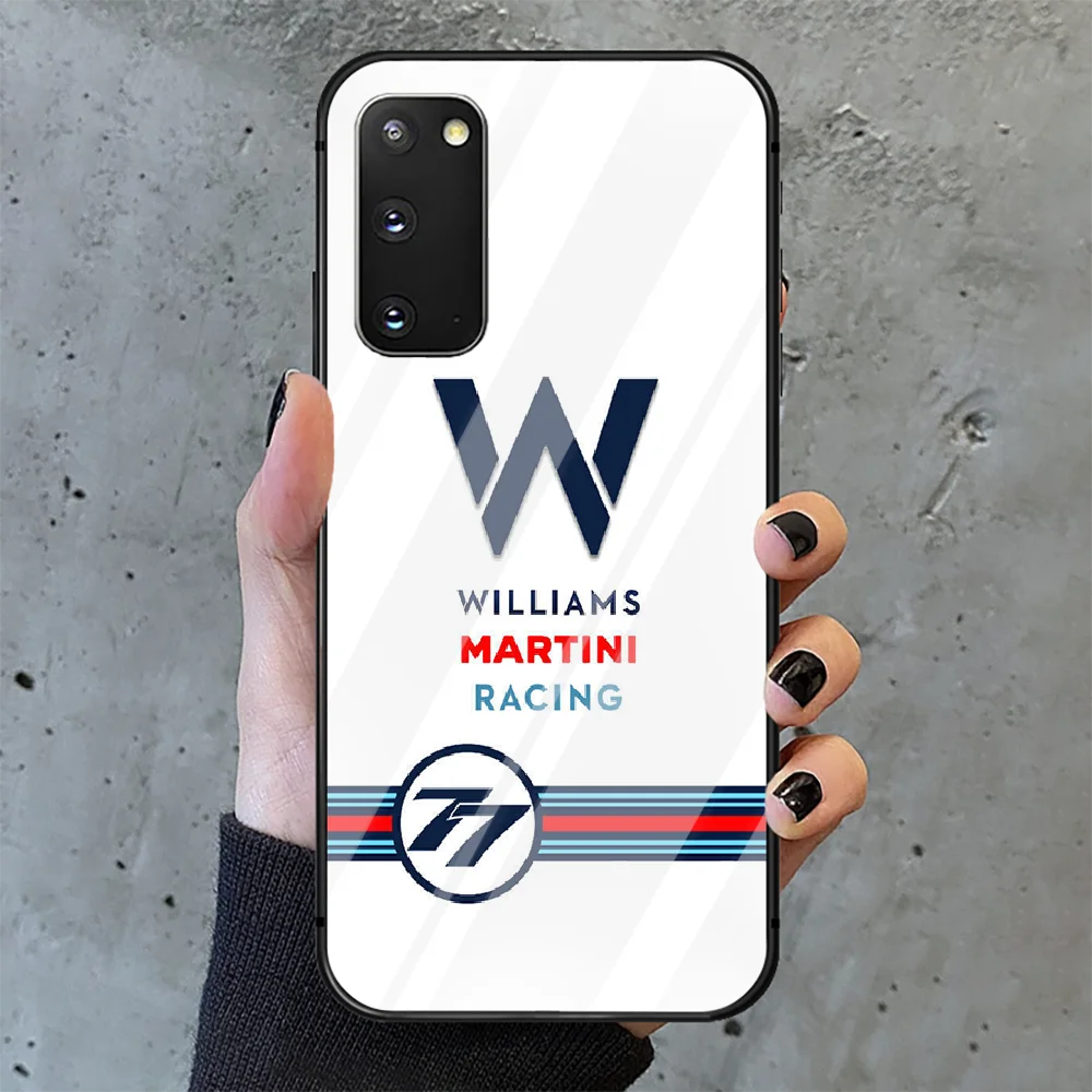 

Martini Racing Car Phone Tempered Glass Case Cover Samsung Galaxy A M 10 12 20 20E 21 21S 30 30S 31 40 50 51 70 71 Soft Black