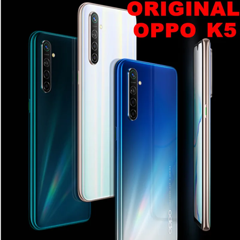 Оригинальный смартфон OPPO K5 Android 9 0 Поддержка Google Play NFC 8 Гб 256 OLED двойной WiFi 64 мп 5