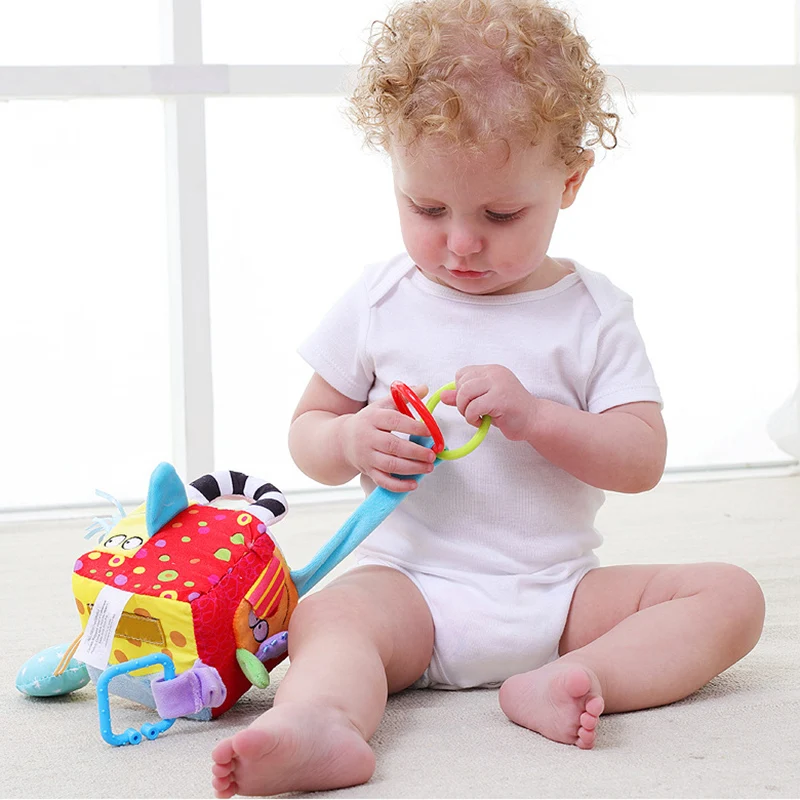 Многофункциональные детские кубики погремушка кулон Детская развивающая