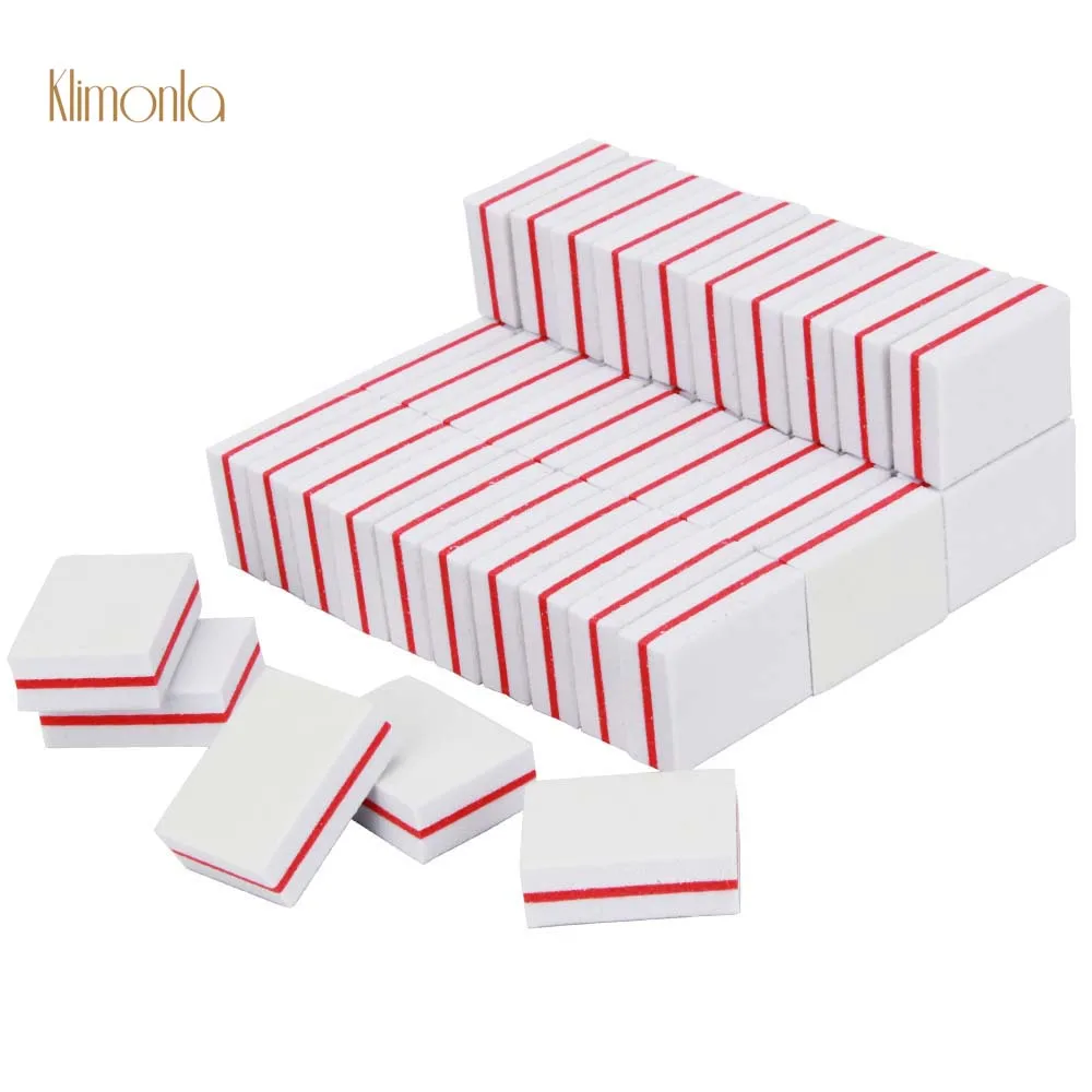 

Набор пилок для ногтей, 50 шт./упак., Белая Мини-пилка для ногтей, 100/180 спонж, профессиональный шлифовальный блок, полировочные инструменты для...