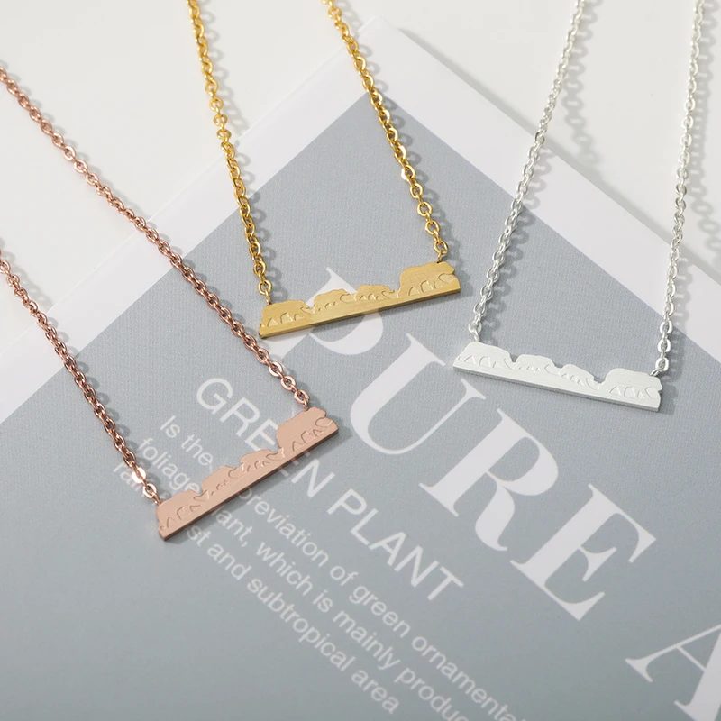 Ожерелье с подвеской в виде животного из нержавеющей стали | Украшения и