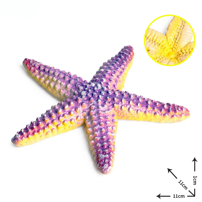 Морская звезда модель Фигурка Морских Животных Фигурки Коллекция ПВХ детям