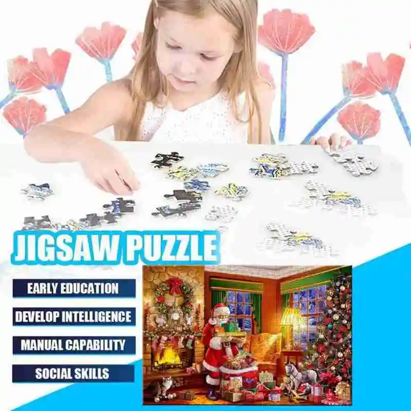 

1000 large adult and children's puzzle Festival gift puzzle Christmas virtual