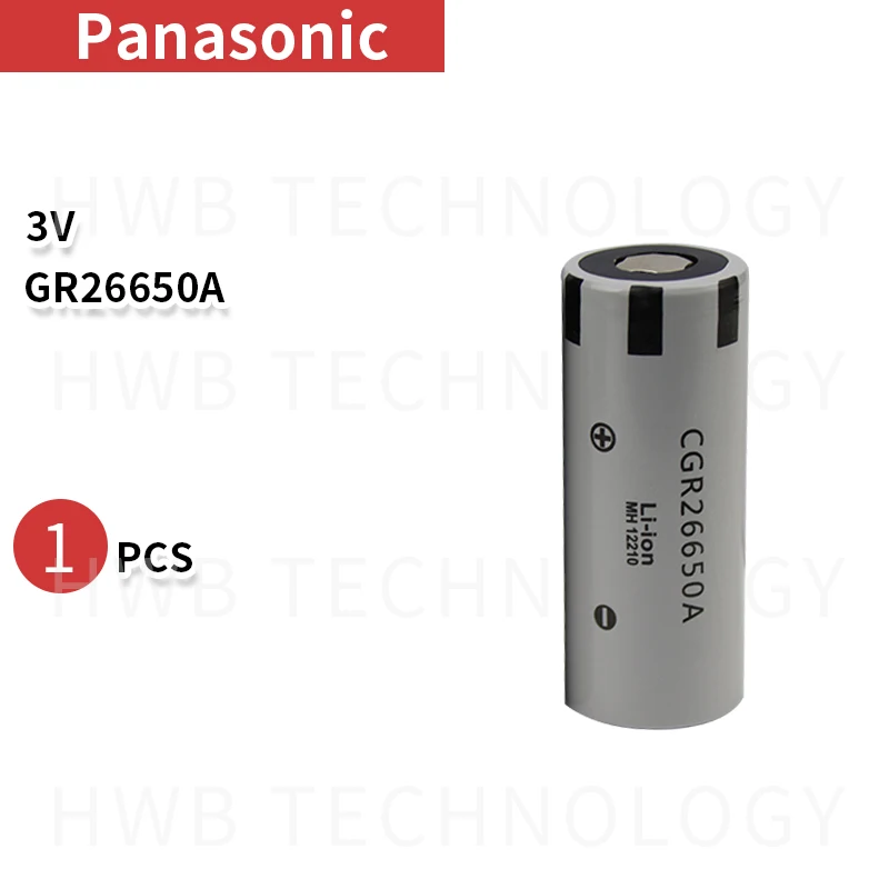 Литий ионная аккумуляторная батарея 26650 CGR26650A 3 7 в 2650 мАч 1 упаковка|rechargeable