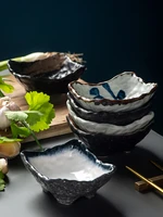 creative japanese ceramic special shaped dishes snack dishes tableware seasoning dishes dipping dishes soy sauce dishes