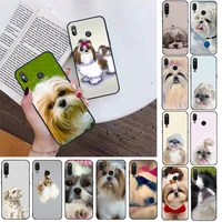 toplbpcs cartoon shih tzu dog phone case for redmi k20 4x go for redmi 6pro 7 7a 6 6a 8 5plus note 9 pro capa