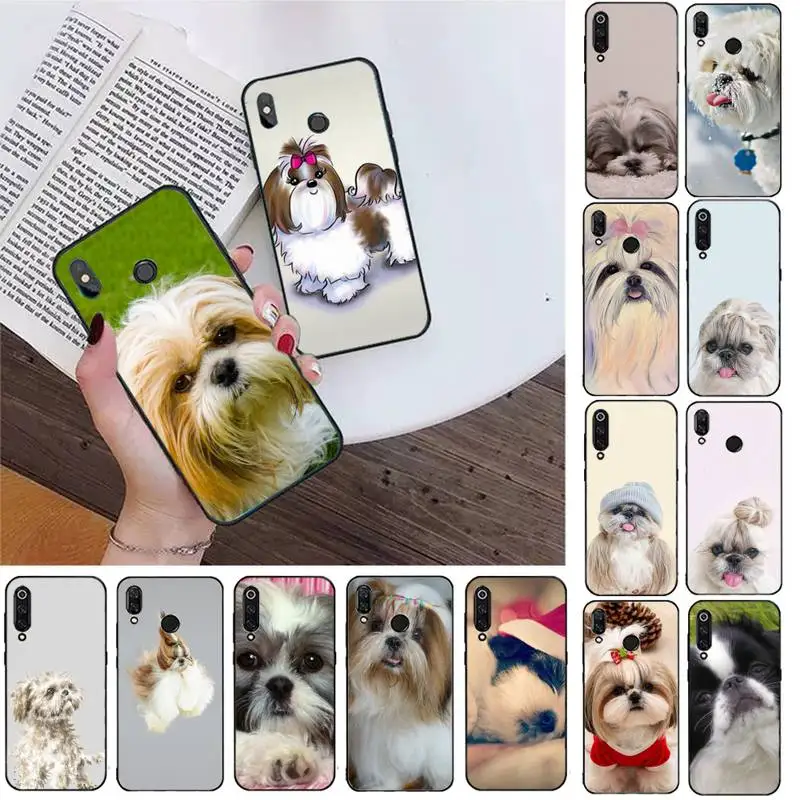 TOPLBPCS мультфильм Shih Tzu собака чехол для телефона Redmi K20 4X GO 6pro 7 7A 6 6A 8 5plus note 9 pro Capa |