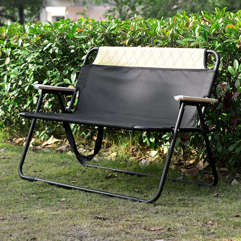 구매 휴대용 캠핑 의자 접이식 레저 백 의자 옥스포드 천 야외 정원 의자, 다기능 더블 비치 의자
