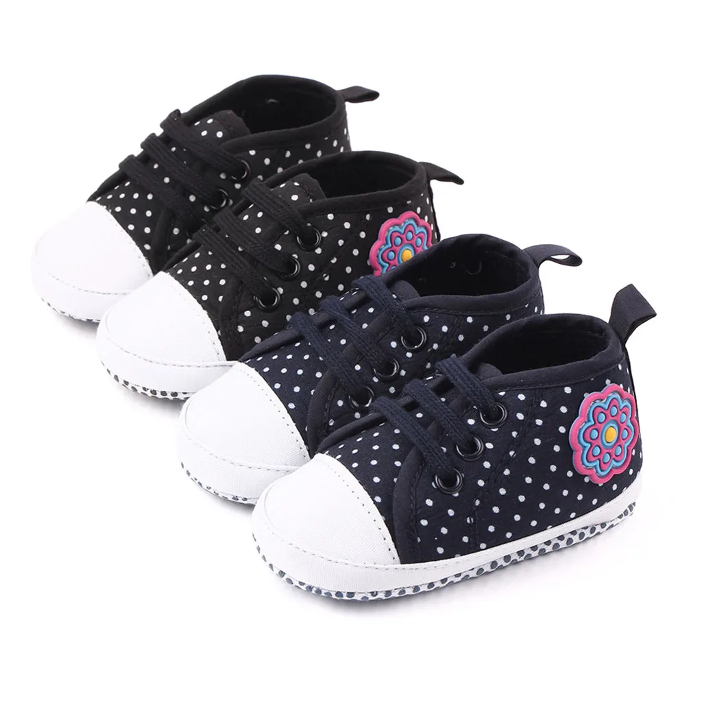 1 пара шикарных ботинок для маленьких девочек парусиновые ботиночки малышей в