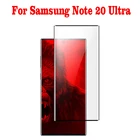 Изогнутое закаленное 3d-стекло с полным покрытием клея для Samsung Galaxy Note 20 Ultra 9H, Защитная пленка для экрана Note 20 Ultra
