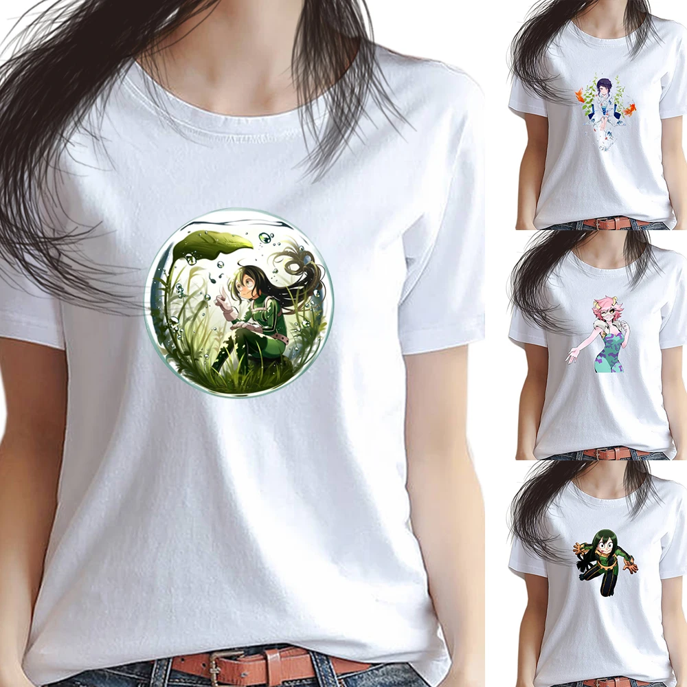 Женская футболка с аниме Моя геройская Академия боку без героев фигурка Katsuki Bakugou