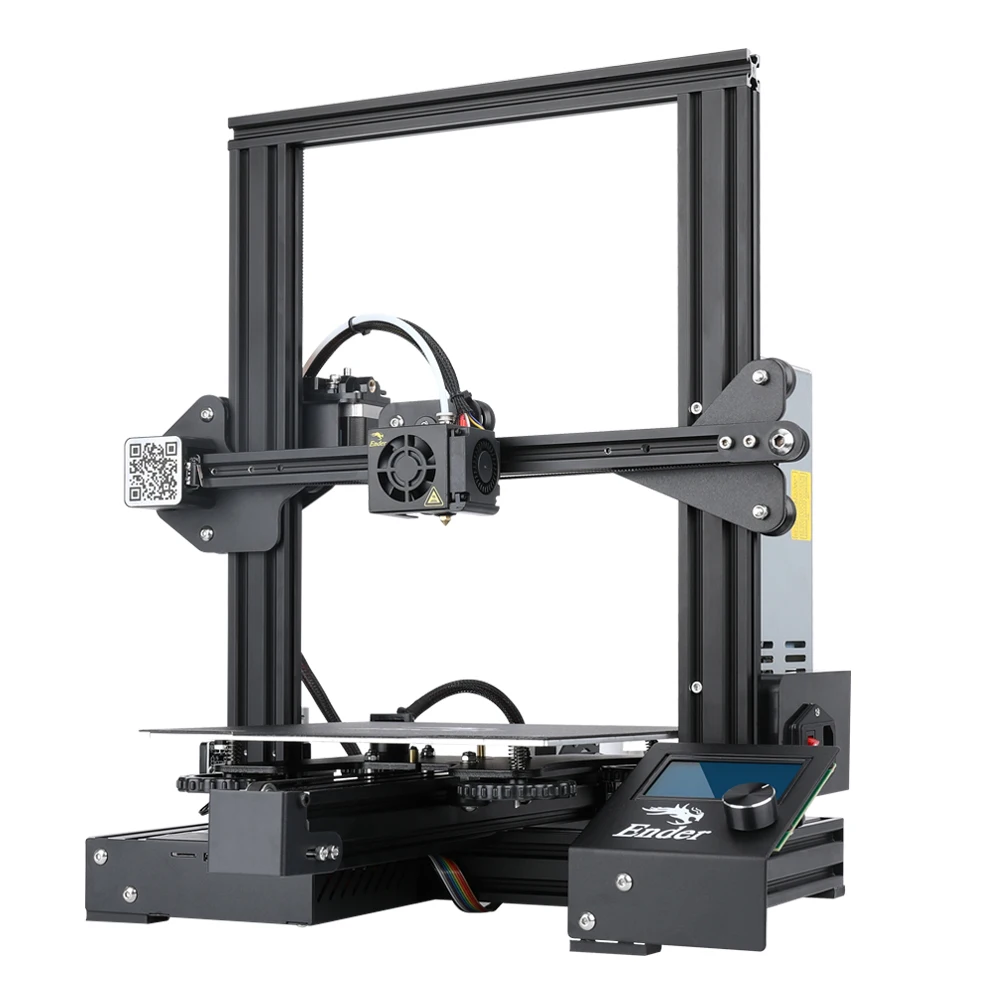 3D принтер Ender 3 Pro для объемной печати магнитная наклейка возобновление при сбоях