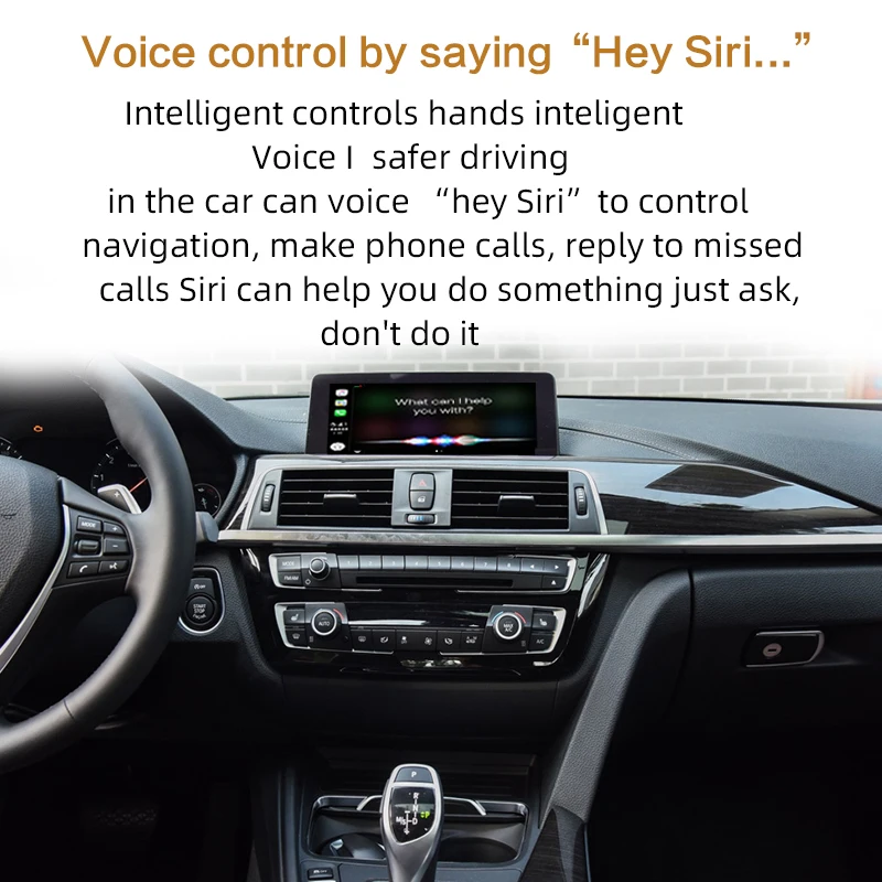 Sinairyu WIFI беспроводной Apple Carplay Car Play для BMW X3 X4 X5 X6 EVO F06 F12 F15 F30 F85 Android зеркало с