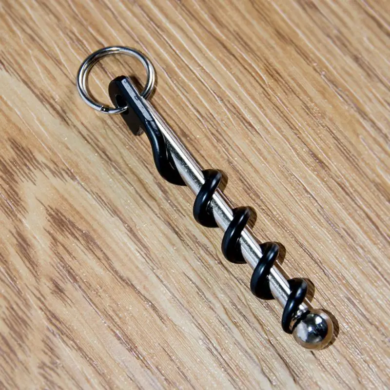 

Creative Screw Wine Bottle Opener Household Multifunctional Wine Bottle Opener Mini Outdoor Stainless Steel Wine Corkscrew