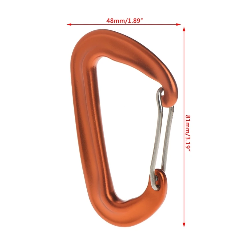 

Aviation Aluminum 12KN Hammock Safety Balance Carabiner Clasp Camping Outdoor