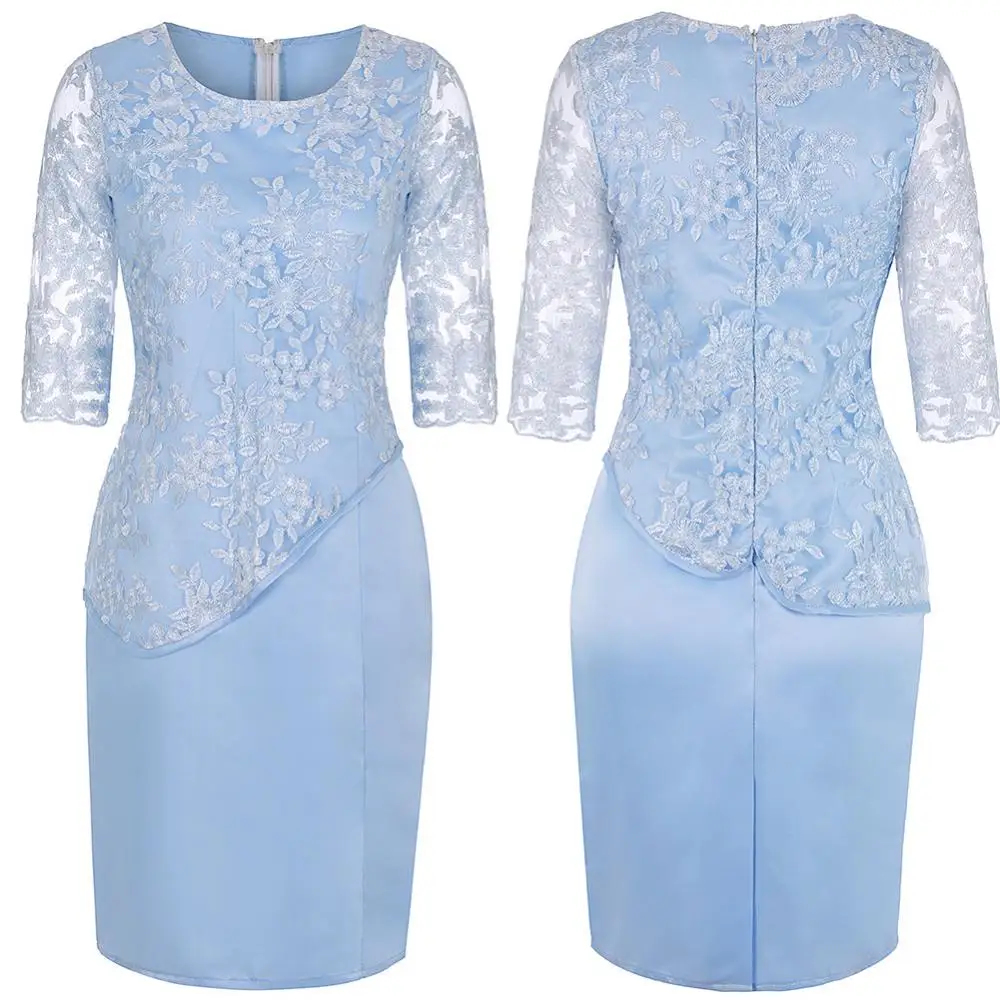 Новинка вечернее прозрачное многослойное платье средней длины с коротким