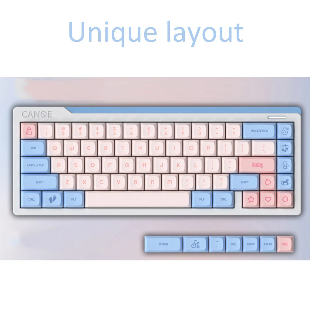 Клавиатура XDA для игр механическая с функцией сублимации PBT цвет в ассортименте |