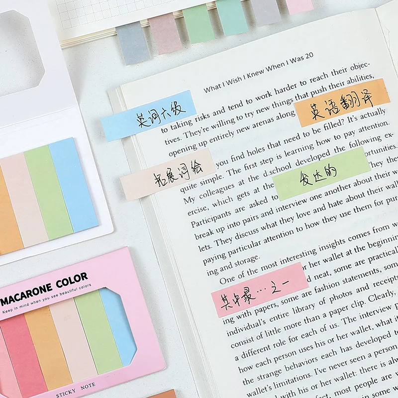

20 Sheets 6 Color Cute Note Paper Small Memo Pad To Do List Creative Message Day Week Planner Sticker School Office Stationery