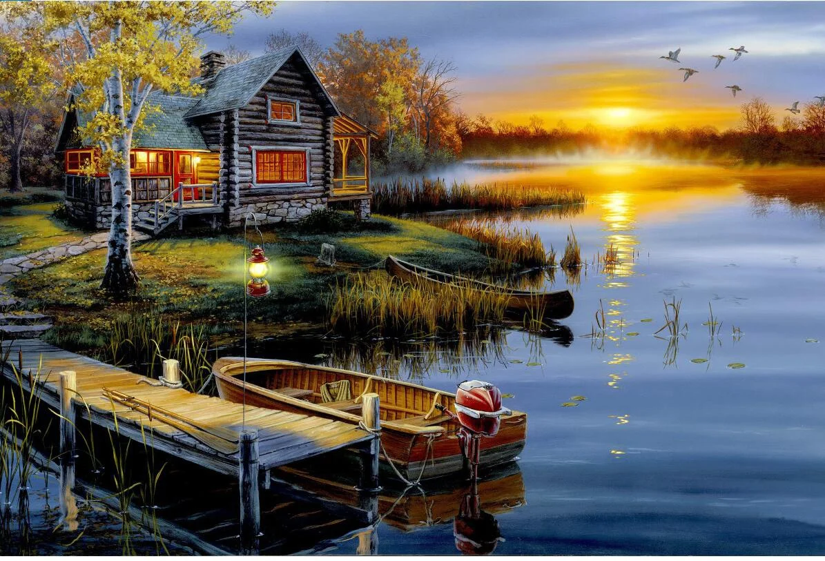 

Sunset 5D Diamond Mosaic Cross Stitch Kit Diy Diamond Painting