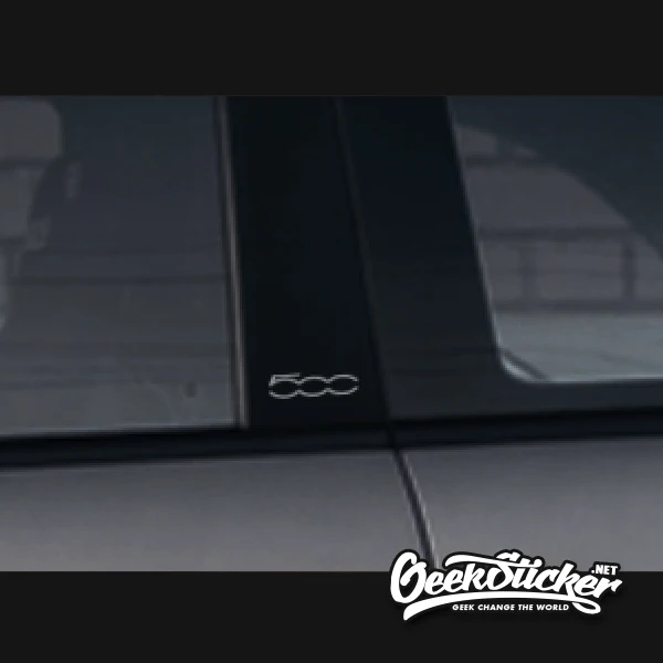 Светоотражающая наклейка для автомобильной колонны 2 шт./лот Fiat 500 - купить по