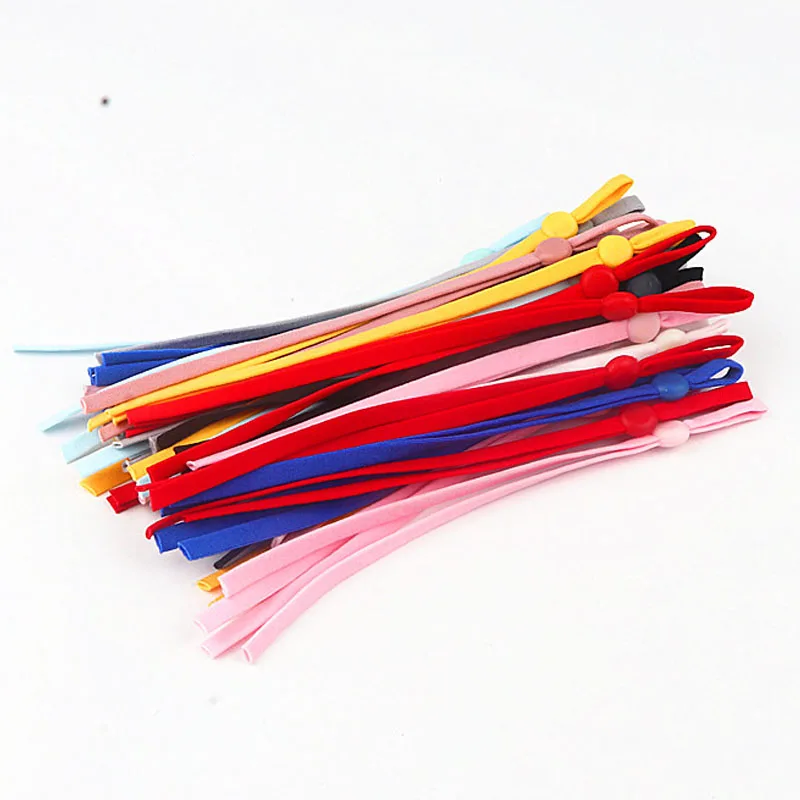 100 шт. 30 см маска швейная эластичная лента шнур с регулируемой пряжкой для ушей