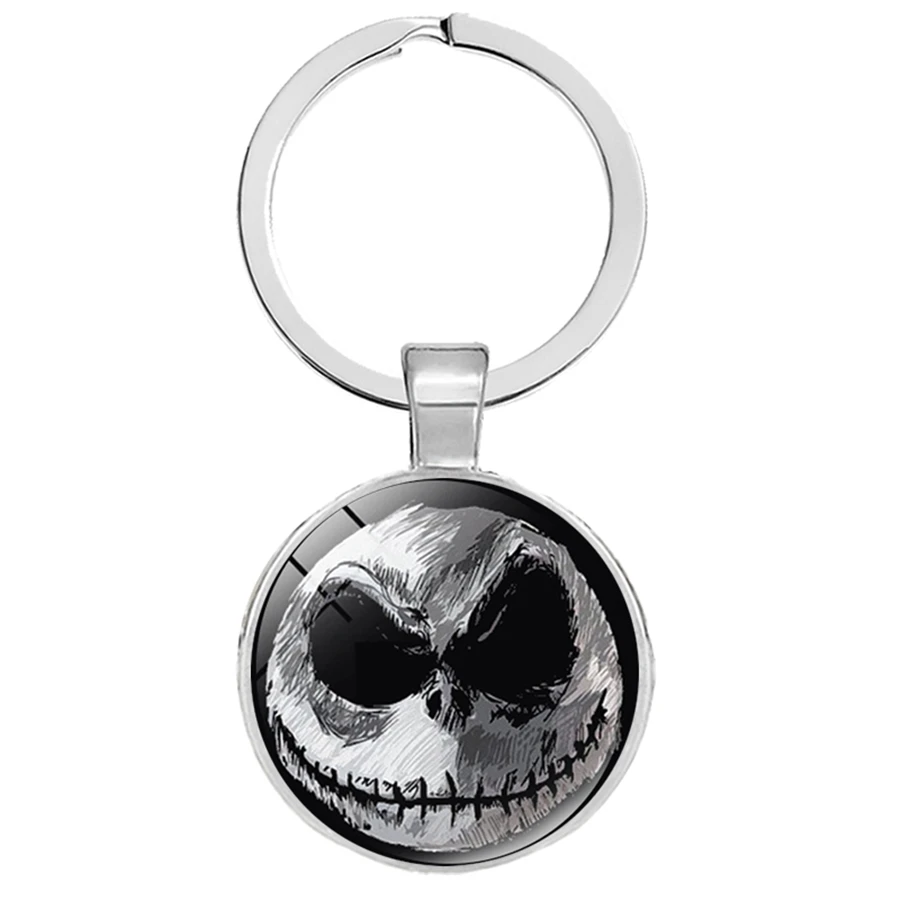 Кошмар перед Рождеством брелки Джек Скеллингтон и Салли мультфильм кулон