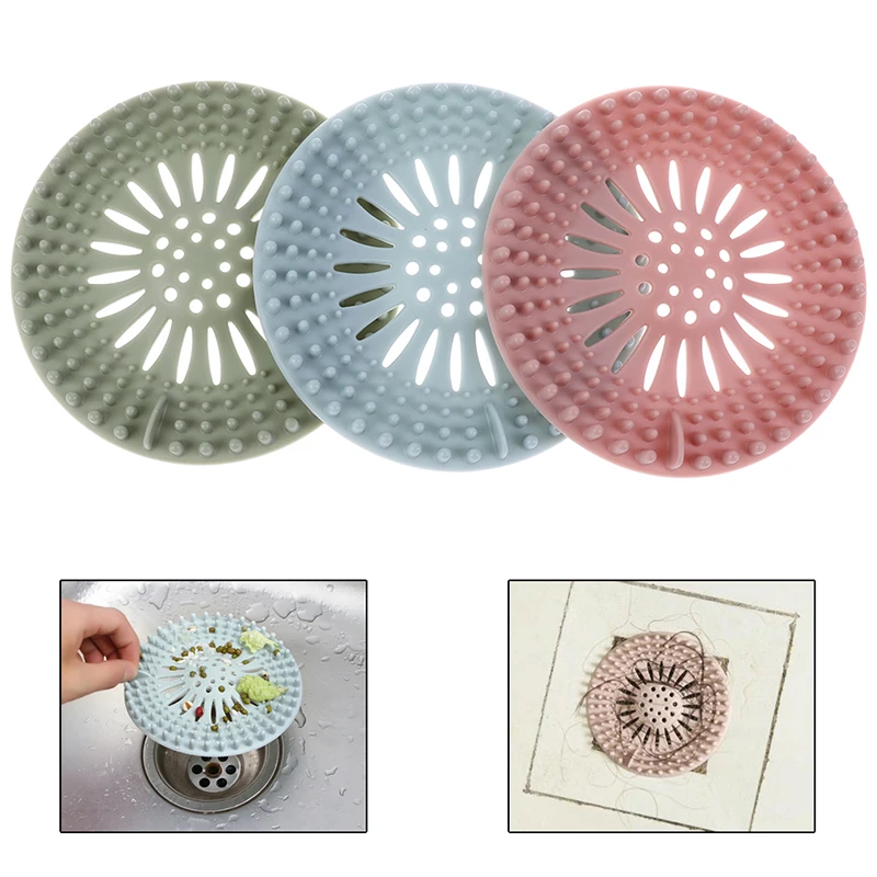 Сливные фильтры для душа Силиконовая пробка ванны крышка раковины насадка волос