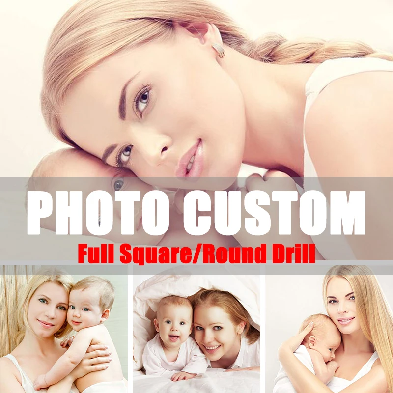 5D алмазная картина на заказ для детей домашних животных свадебная полная дрель