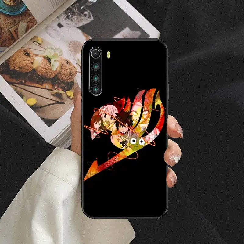 

Anime Manga Fairy Tail Logo Airbag Anti Fall Phone Case For Redmi 4X 5plus 6 7 8A 9 Note 9s 4 8 T 9 10 pro Cover Fundas Coque