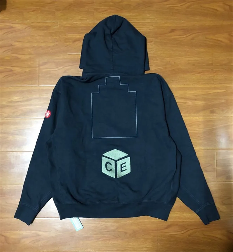 

High street Severe Damage hole Distressed CAVEMPT C.E Hoodie Men Wash and make old Streetwear Sweatshirt Hoodie