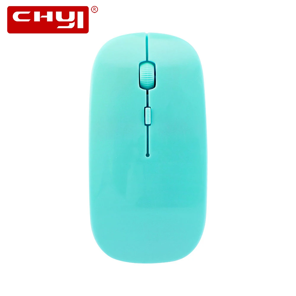 Беспроводная ультратонкая оптическая мини мышь CHYI регулируемая USB компьютерная