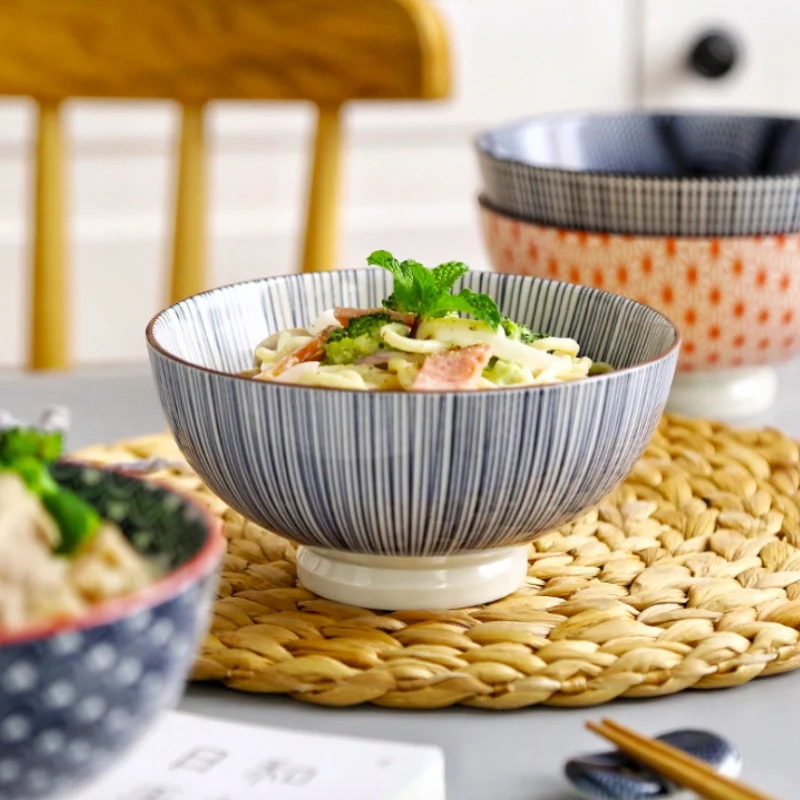 Керамическая Салатница в скандинавском стиле столовые приборы для завтрака