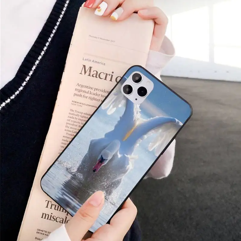 Flying Jewels силиконовый черный чехол для телефона IphoneX XS 11 11Pro 5 5s SE 6 6s Plus 7 8