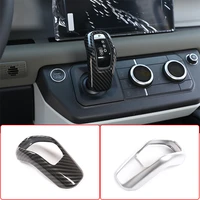 for land rover defender 110 defender 130 2020 abs auto gear shift head cover trim frame garnish sticker accessories car styling