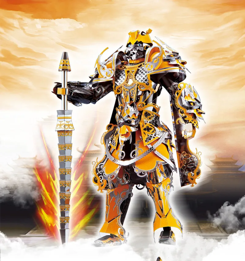 3D металлические головоломки здания Кинг Конг DIY лазерная резка собрать для