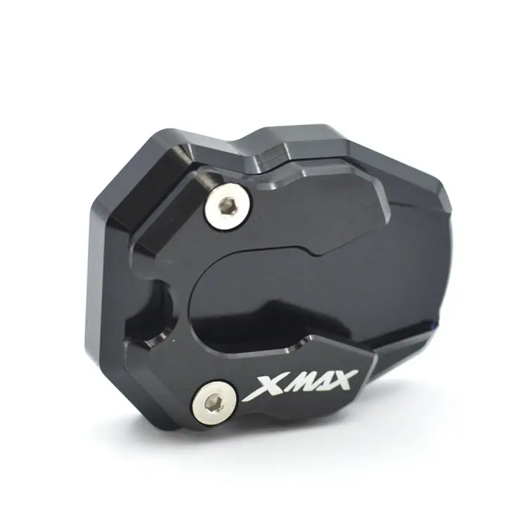 Черный Для Yamaha XMAX 300 X-MAX 125 250 400 аксессуары для мотоциклов CNC стояночный кронштейн расширение - Цвет: Черный