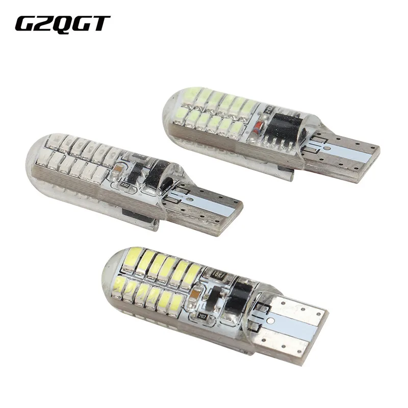 1 шт. T10 силиконовая стробоскопическая вспышка Shine 24smd 3014 LED 194 168 W5W Автомобильные