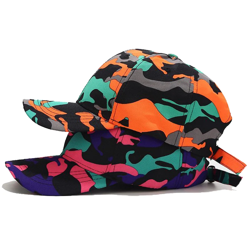 

Summer Camo Baseball Cap Men Women Tactical Camouflage Snapback Fishing Breathable Hat Adjustable High Quality Windproof Sun Cap