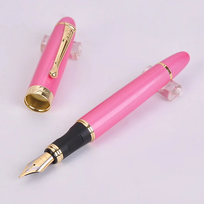 Ручка перьевая Jinhao 450 полностью металлическая с золотым зажимом 22 цвета 0 5 мм|fountain