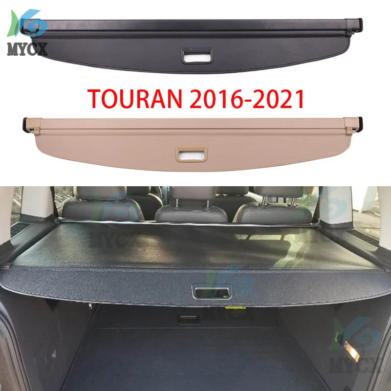 

Rear Cargo Cover For Volkswagen VW TOURAN 2016-2021 Privacy Trunk Screen Security Shield shade Accessories