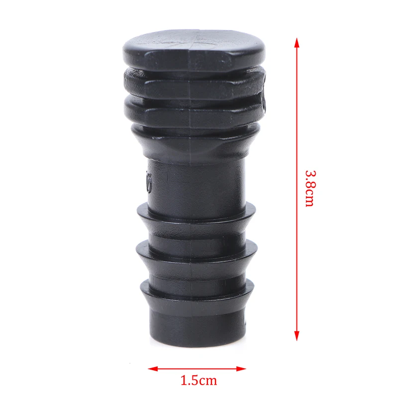 Новые 10 шт. 16 мм концевые заглушки фитинги для труб пластиковый соединитель