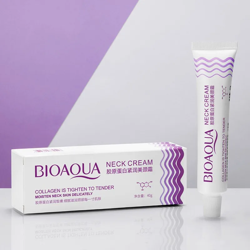 

40ml Neck Line Erasing Collagen Cream Anti Wrinkle Anti Aging Whitening Wrinkle Removing Cream Smooth Skin Face And Neck