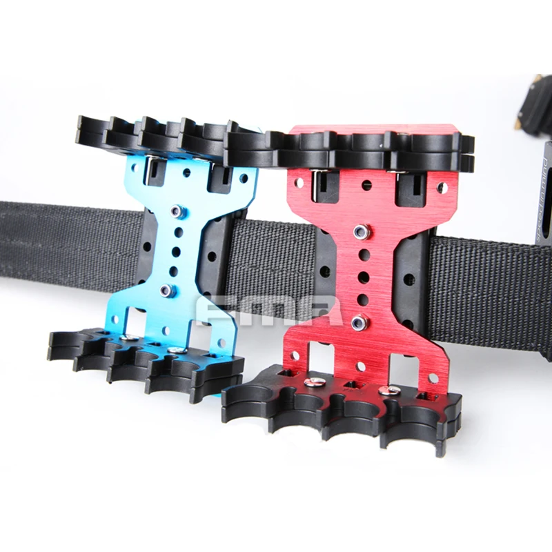 Держатель для гильз FMA IPSC Shooting Shotshell Carrier Holder 8Q Blue Black для USPSA IDPA охоты с фиксированной петлей на поясе 1070.