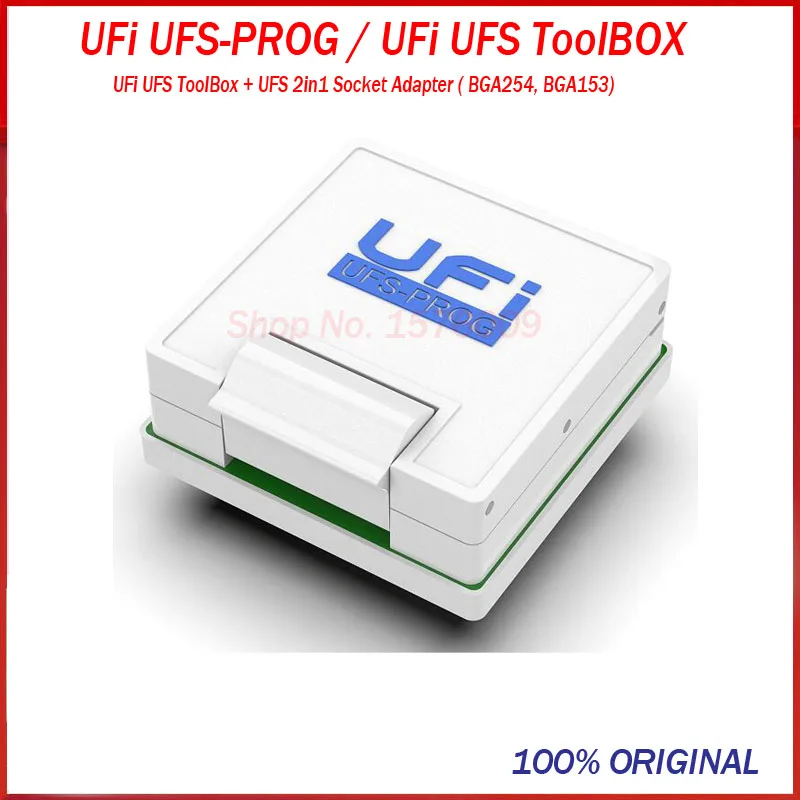 2022 новый оригинальный UFi-UFS ящик для инструментов + UFS 2 в 1 адаптер розетки (BGA254 BGA153)