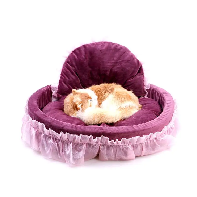 

Hot New Pet Products In Stock Direct Selling Fashion Four Seasons Bow Lace Princess Dog's Nest Cat's Nest