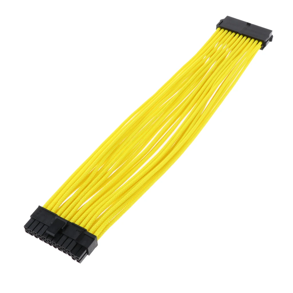 24 контактный удлинитель питания ATX PC PSU штекер к гнезду M/F УДЛИНИТЕЛЬ 30 см с