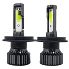Светодиодный лампа для автомобильных фар, 80 Вт, 16000лм, 2 шт., H4, HB3, HB4, H11, H8, 9006, 9005, 6000, 8000, в