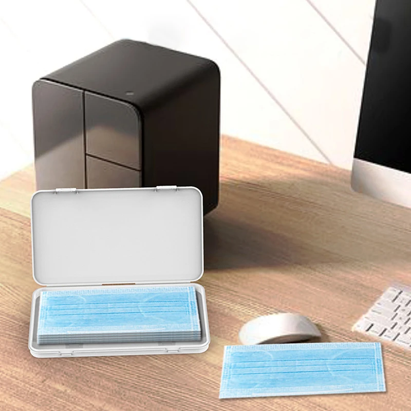 Новинка 2020 коробка для хранения маски лица стандартная упаковочная пылезащитный