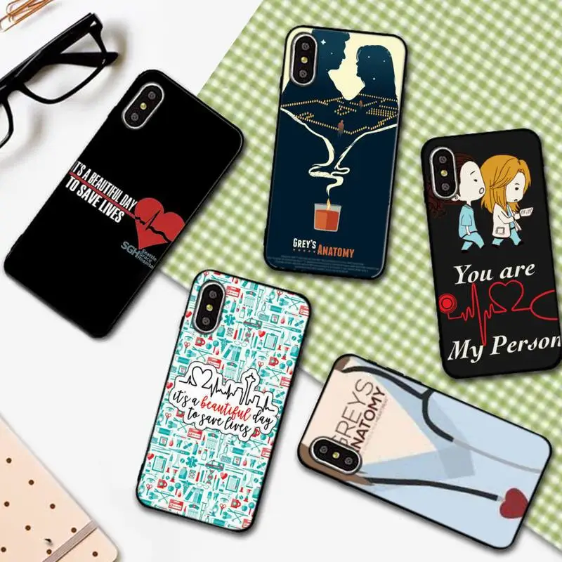 

American TV Gray Anatomy High Quality Phone Case For IPhone 6 6s 7 8 Plus X Xs Xr Xsmax 11 12 Pro Promax 12mini